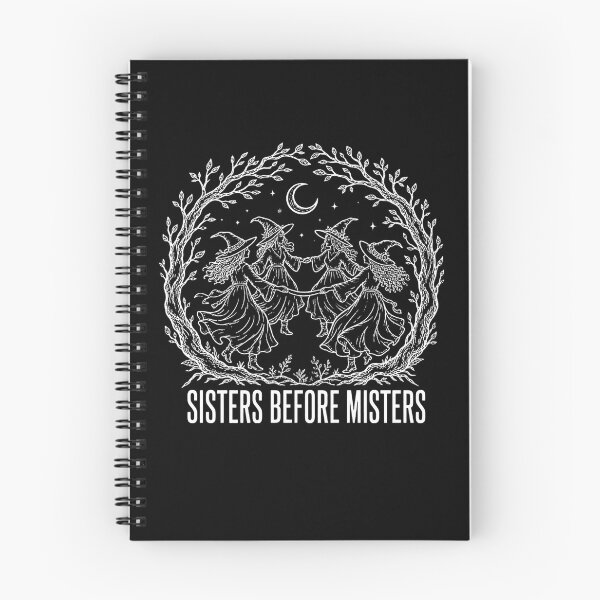 Item preview, Sisters Before Misters Witch | Line Art Halloween Design designed and sold by MOCH- ART.