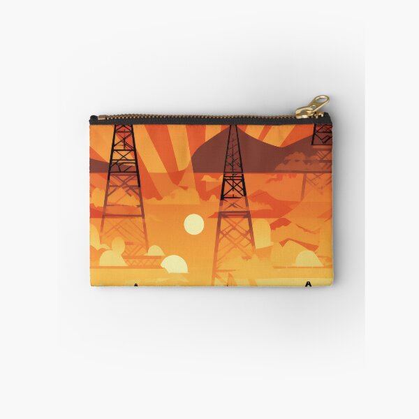 Item preview, Electric Transmission Towers at Orange Sunset designed and sold by Pylon-Bureau.