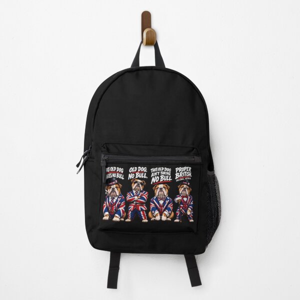 Item preview, British Bulldog No Bull Funny English Bulldog Union Jack UK Flag designed and sold by Genius Geek.