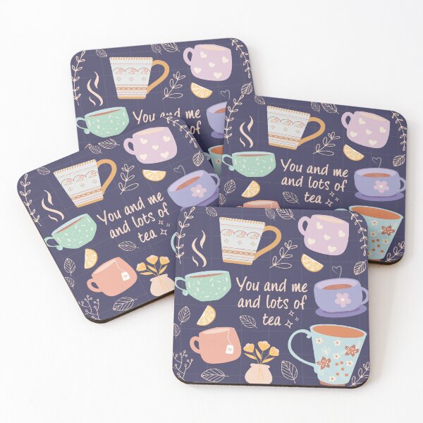Item preview, Tea Party For Two Vibrant Tea Cups Pattern designed and sold by LibertyHub.