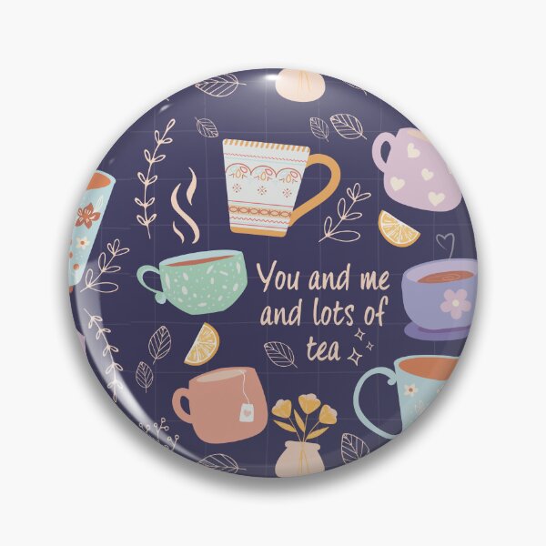 Item preview, Tea Party For Two Vibrant Tea Cups Pattern designed and sold by LibertyHub.