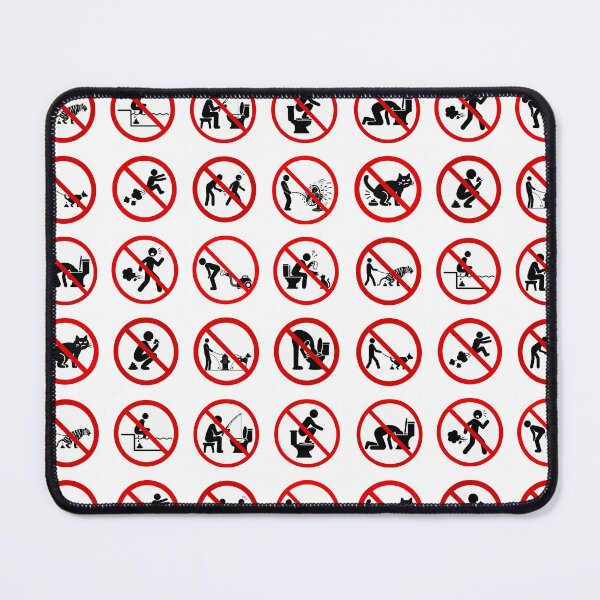 Item preview, Funny Prohibition Signs designed and sold by MonkiFlipp.