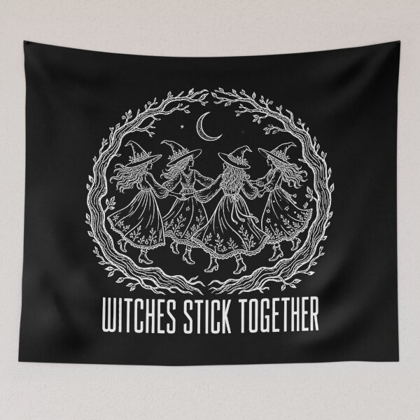 Item preview, Witches Stick Together Shirt | Line Art Halloween Design designed and sold by MOCH- ART.