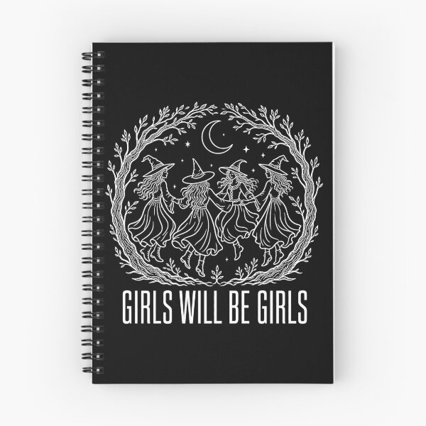Item preview, Girls Will Be Girls Witch Coven | Line Art Halloween Design designed and sold by MOCH- ART.