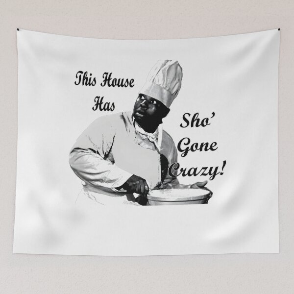 Item preview, This House Has Sho' Gone Crazy Three Stooges Meme designed and sold by Prints3000.