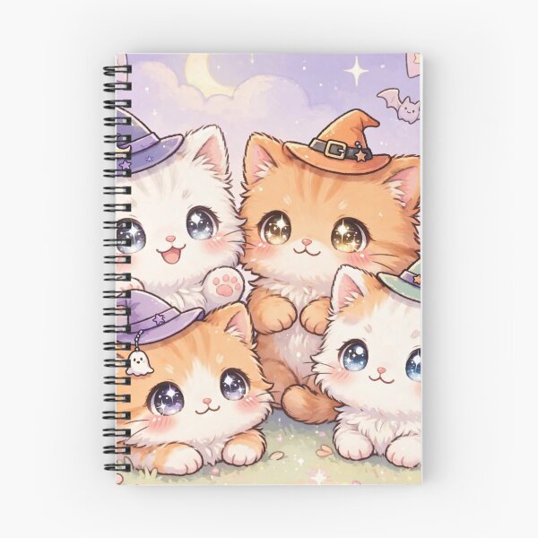 Item preview, Kawaii Witch Kittens Halloween Squad designed and sold by MAISON SYLVIE.