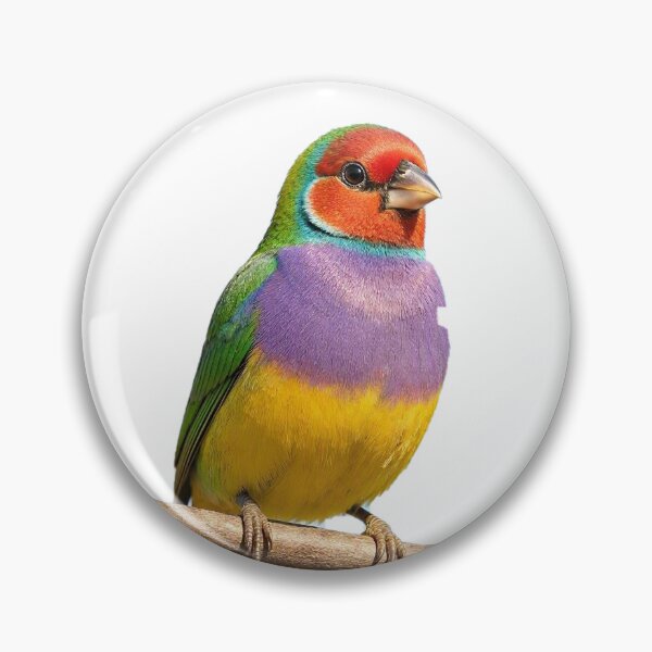 Item preview, Gouldian Finch Rainbow Wildlife Art designed and sold by Helt-enkelt.