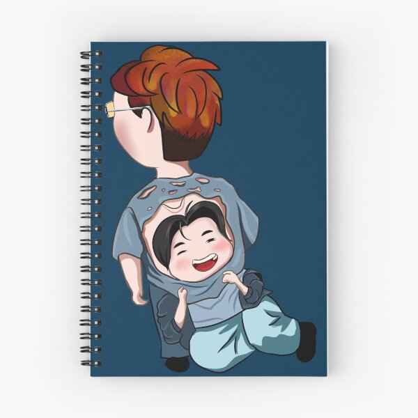 Item preview, Kim namjoon RM and jin chibi art  designed and sold by JoSangya.