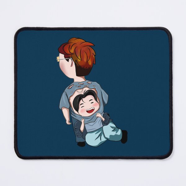 Item preview, Kim namjoon RM and jin chibi art  designed and sold by JoSangya.