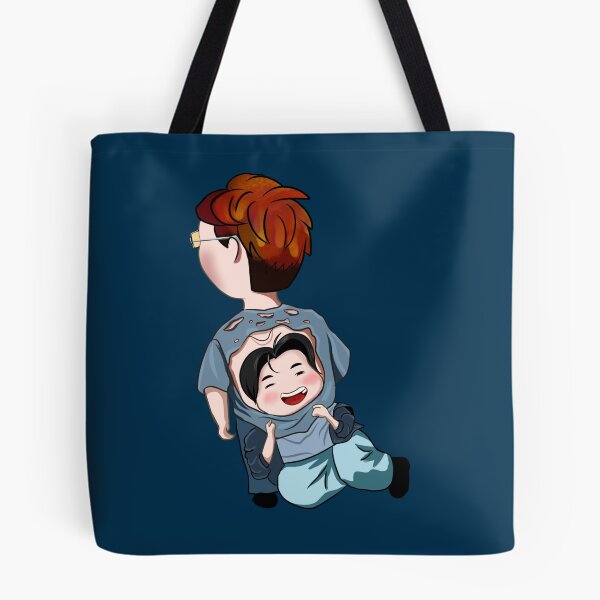 Item preview, Kim namjoon RM and jin chibi art  designed and sold by JoSangya.