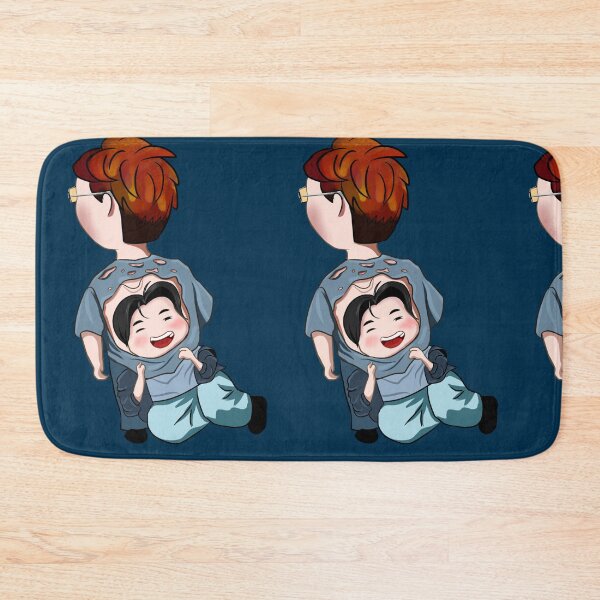 Item preview, Kim namjoon RM and jin chibi art  designed and sold by JoSangya.