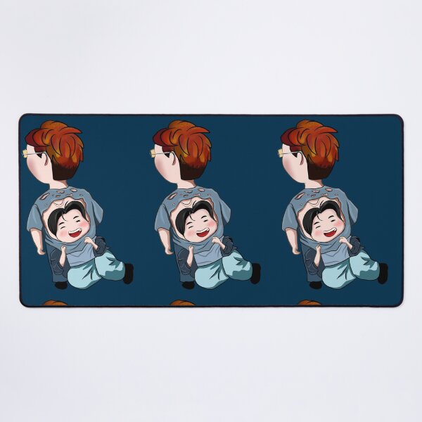 Item preview, Kim namjoon RM and jin chibi art designed and sold by JoSangya.