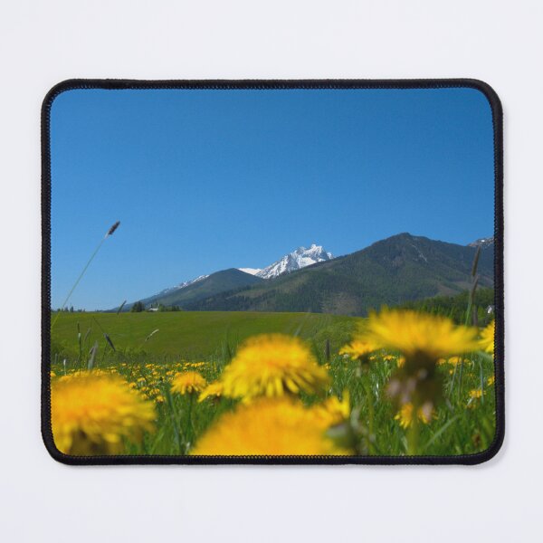 Item preview, Spring Mountain Landscape with Yellow Dandelions designed and sold by Rogi74.