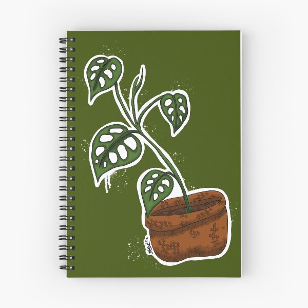 Item preview, Swiss Cheese Vine Plant – Monstera Adansonii Botanical Art designed and sold by TheMossAndMermaid.