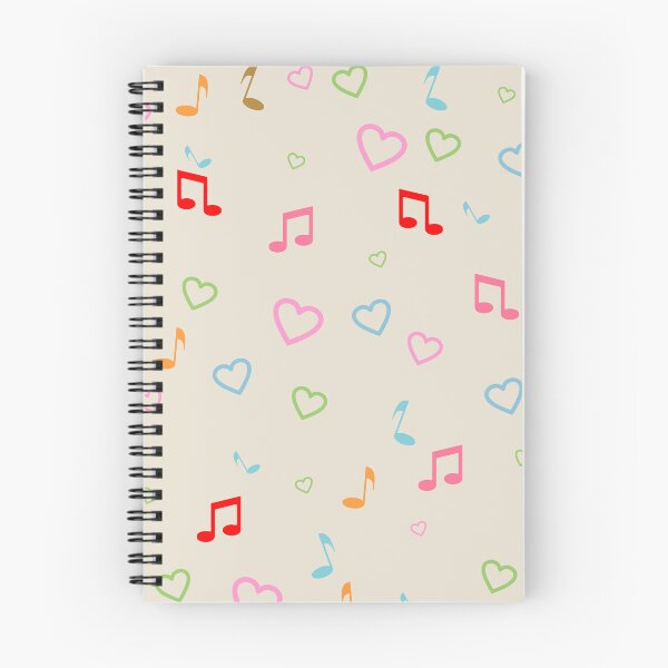Item preview, Pattern of music and love designed and sold by Quijote-.