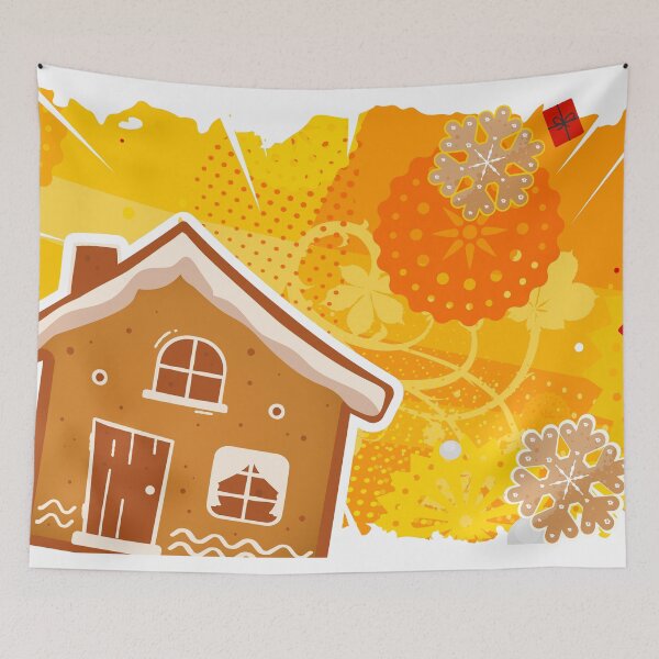 Item preview, Cozy Gingerbread Cottage Christmas designed and sold by chaaval.