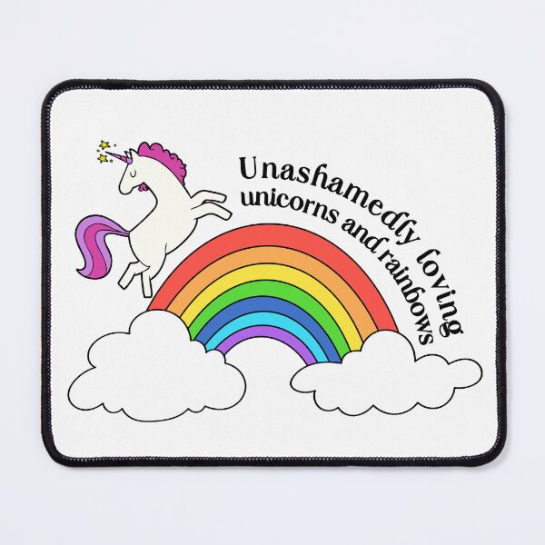 Item preview, Unashamedly loving unicorns and rainbows designed and sold by print-ES.