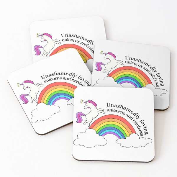 Item preview, Unashamedly loving unicorns and rainbows designed and sold by print-ES.