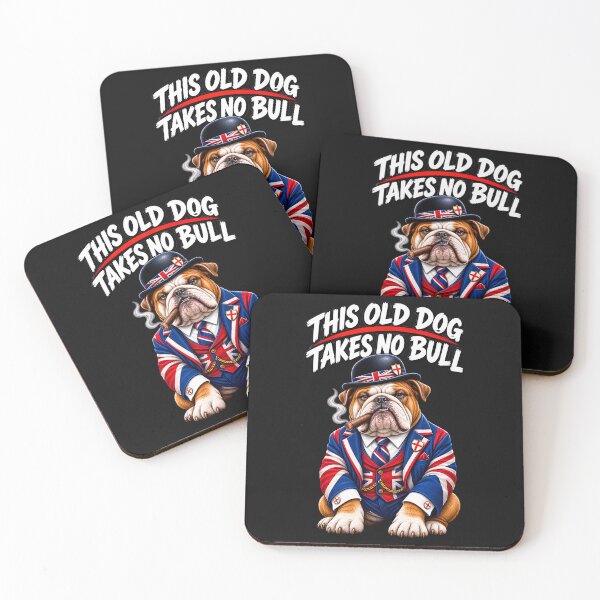 Item preview, British Bulldog No Bull Funny English Bulldog Union Jack UK Flag designed and sold by Genius Geek.