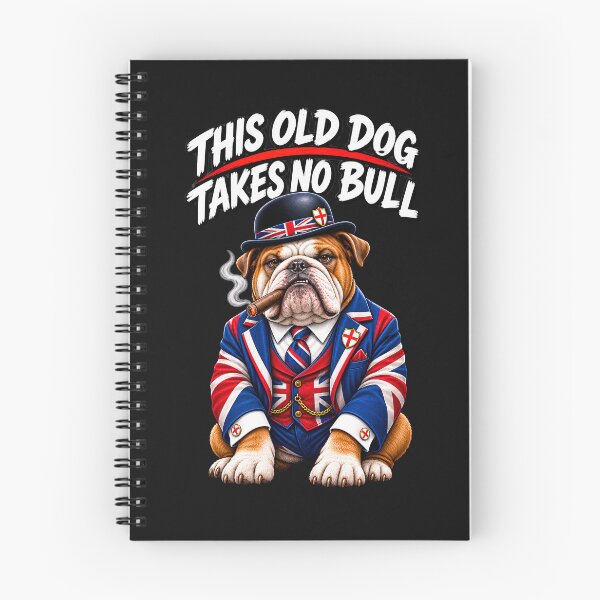 Item preview, British Bulldog No Bull Funny English Bulldog Union Jack UK Flag designed and sold by Genius Geek.