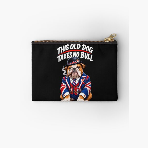 Item preview, British Bulldog No Bull Funny English Bulldog Union Jack UK Flag designed and sold by Genius Geek.