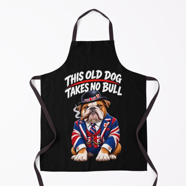 Item preview, British Bulldog No Bull Funny English Bulldog Union Jack UK Flag designed and sold by Genius Geek.