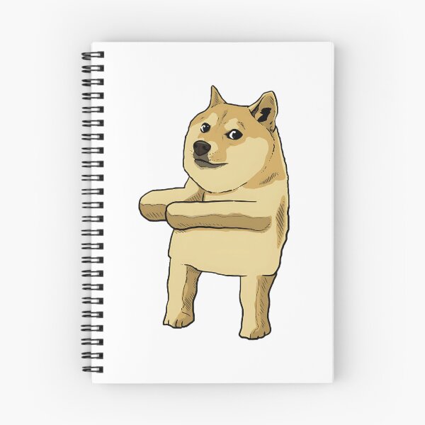 Item preview, Funny Doge Meme Illustration designed and sold by aTiredWitchArt.