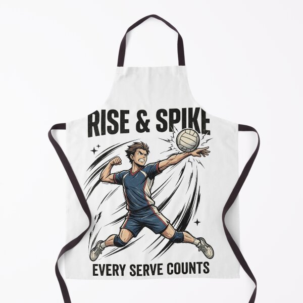 Item preview, Rise and Spike Volleyball Player Action Design designed and sold by @SHINTOSARTSTORE.