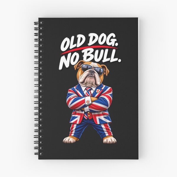 Item preview, British Bulldog No Bull Funny English Bulldog Union Jack UK Flag designed and sold by Genius Geek.