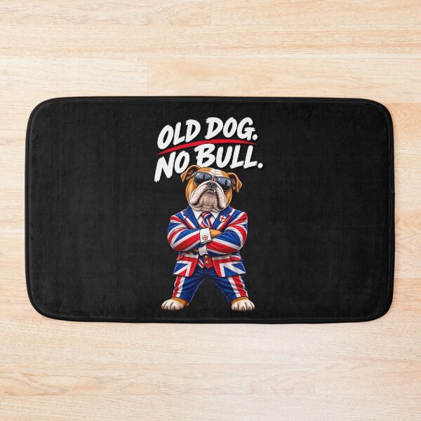 Item preview, British Bulldog No Bull Funny English Bulldog Union Jack UK Flag designed and sold by Genius Geek.