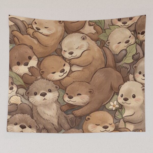 Item preview, Otter Cuddle Pattern – Friendship In The Quiet Waters designed and sold by iamdesigns14.