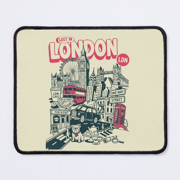 Item preview, London Vintage British Doodle Illustration designed and sold by Ada’s Mystic Atelier .