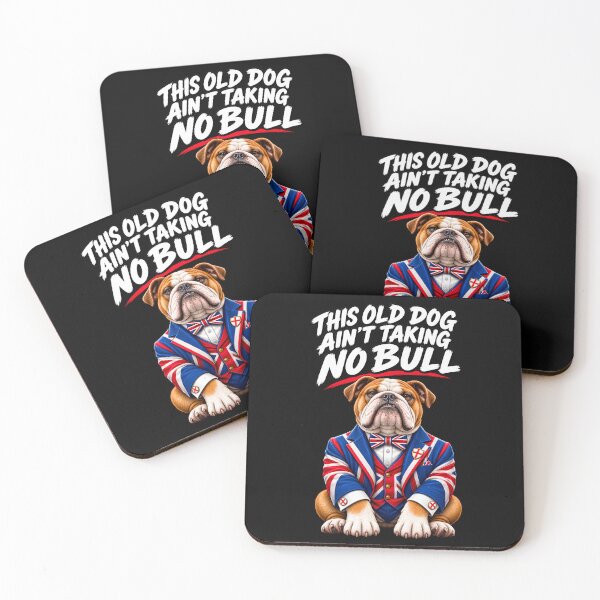 Item preview, British Bulldog No Bull Funny English Bulldog Union Jack UK Flag designed and sold by Genius Geek.