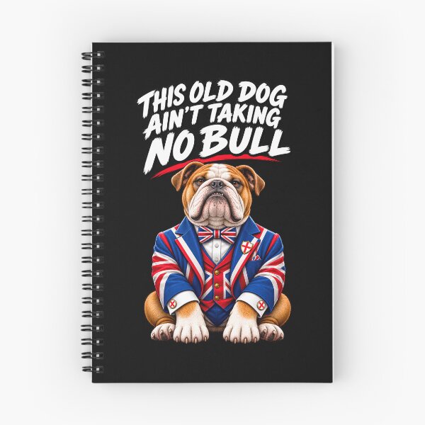 Item preview, British Bulldog No Bull Funny English Bulldog Union Jack UK Flag designed and sold by Genius Geek.