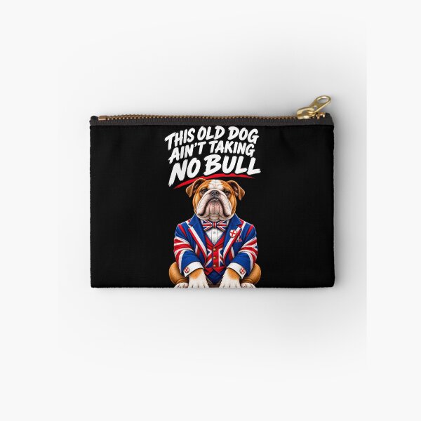 Item preview, British Bulldog No Bull Funny English Bulldog Union Jack UK Flag designed and sold by Genius Geek.