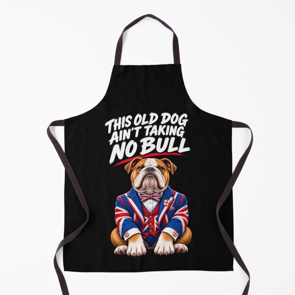 Item preview, British Bulldog No Bull Funny English Bulldog Union Jack UK Flag designed and sold by Genius Geek.