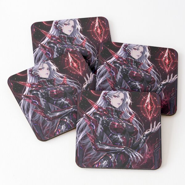 Item preview, Vampiric Cosmic Guardian – Gothic Cyberpunk Mecha Anime designed and sold by Apocalyptic Art Studio.