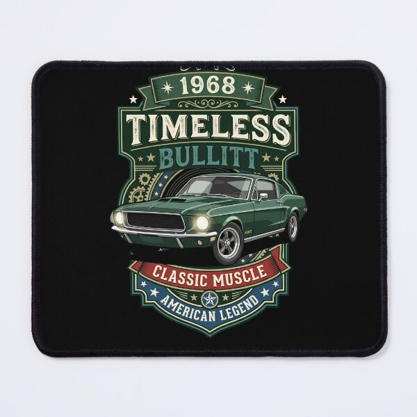 Item preview, 1968 Timeless Bullitt Classic Muscle American Legend Vintage Automotive Enthusiast designed and sold by w66aboo.