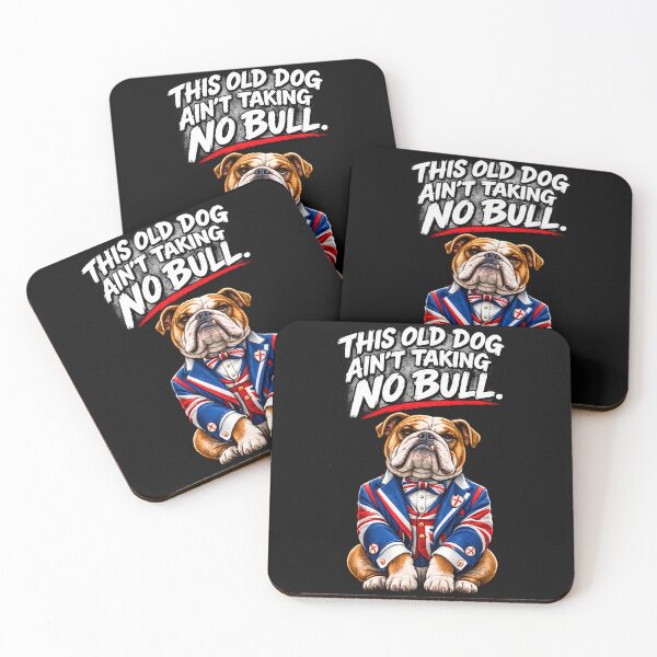 Item preview, British Bulldog No Bull Funny English Bulldog Union Jack UK Flag designed and sold by Genius Geek.