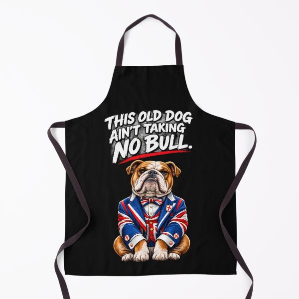 Item preview, British Bulldog No Bull Funny English Bulldog Union Jack UK Flag designed and sold by Genius Geek.