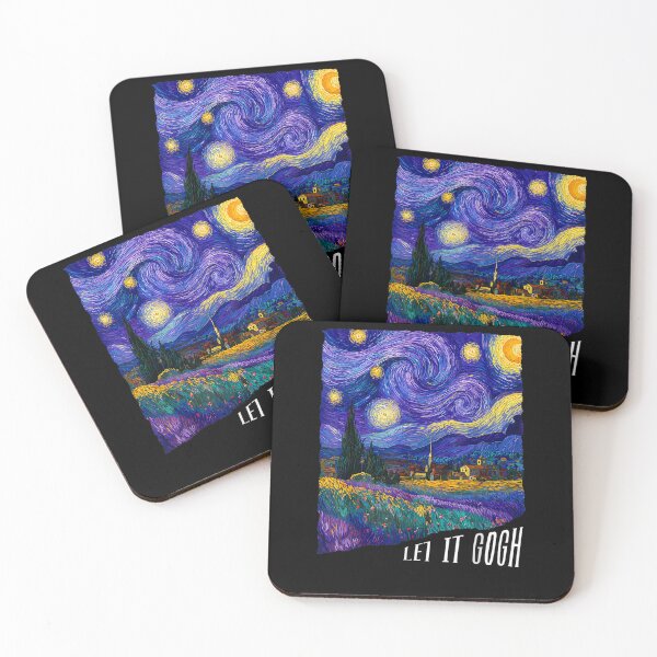 Item preview, Let It Gogh Funny Lover Van Gogh Starry Night  designed and sold by ArtByimamS.
