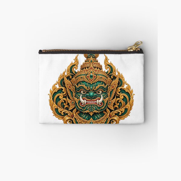Item preview, Emerald Yaksha Thai Guardian Mask designed and sold by mamhew2456.