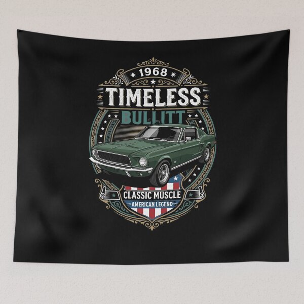 Item preview, Copy of 1968 Timeless Bullitt Classic Muscle American Legend Vintage Automotive Enthusiast  designed and sold by w66aboo.