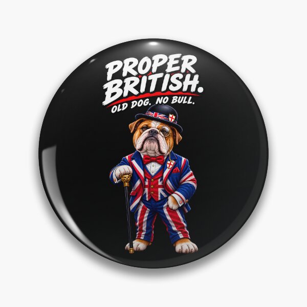 Item preview, Copy of British Bulldog No Bull Funny English Bulldog Union Jack UK Flag designed and sold by Genius Geek.