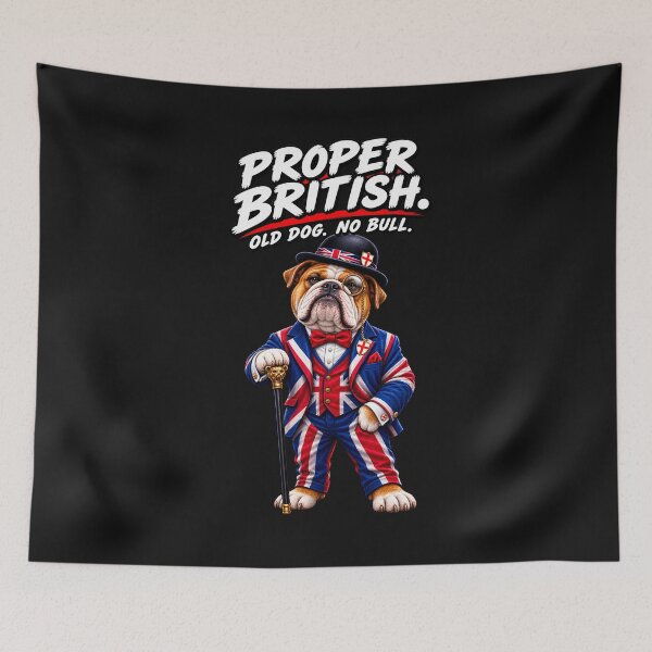 Item preview, Copy of British Bulldog No Bull Funny English Bulldog Union Jack UK Flag designed and sold by Genius Geek.