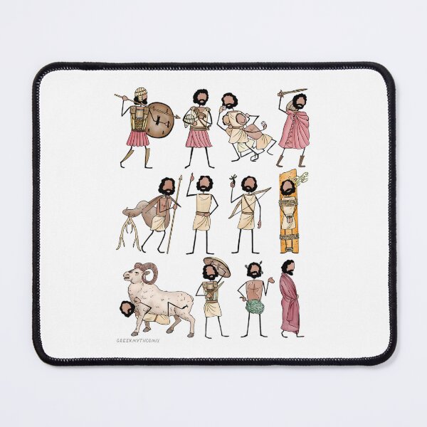 Item preview, Ancient Greek Odyssey Epic Hero Comic designed and sold by CLoudyHermit.
