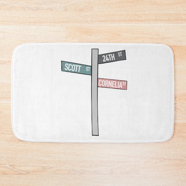 Item preview, 24Th Street Scott Street And Cornelia Street Sticker designed and sold by lziah-jayne.