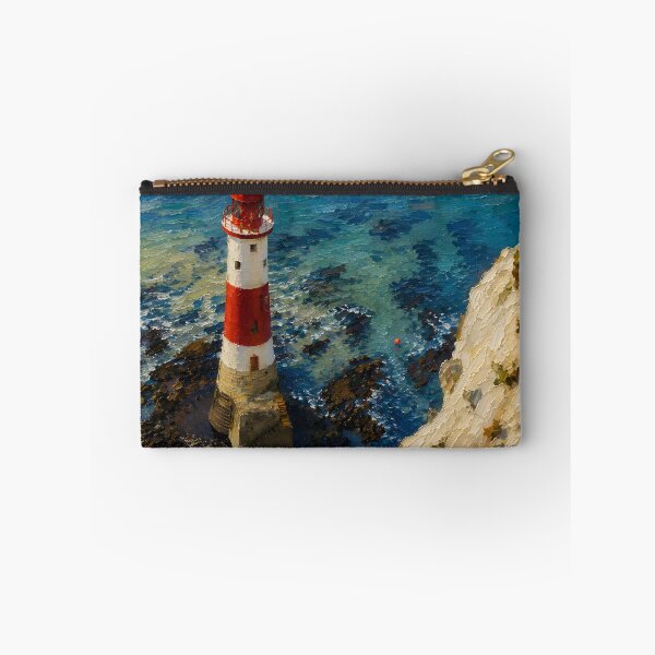 Item preview, Beachy Head lighthouse in oil designed and sold by oldMastersofart.