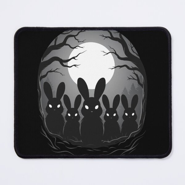 Item preview, Glow Eyes Rabbits Gang Moonlits Forest designed and sold by Andreahuebos.