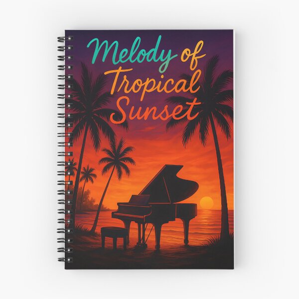 Item preview, Melody of Tropical Sunset designed and sold by Les-Ink-Studio.